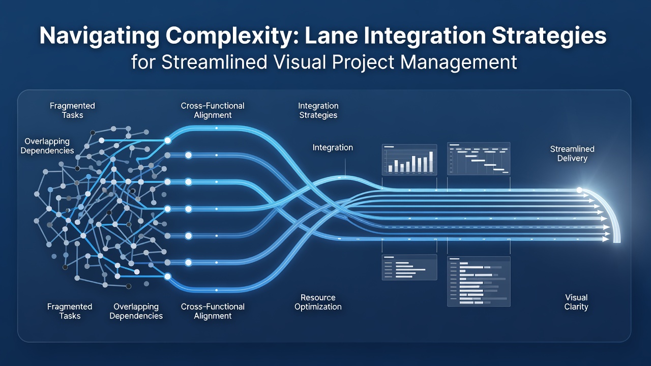 Navigating Complexity: Lane Integration Strategies for Streamlined Visual Project Management